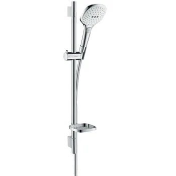Душевой набор Hansgrohe Raindance Select E 120 3jet EcoSmart 9л/мин, белый/хром (26622400)