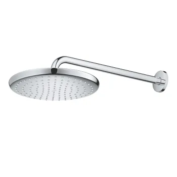 Верхний душ с кронштейном Grohe Tempesta Cosmopolitan 250 с EcoJoy к стене, хром (26668000)