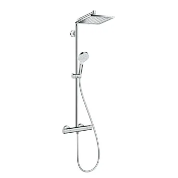 Душевая система Hansgrohe Crometta E Showerpipe EcoSmart… - Фото №1