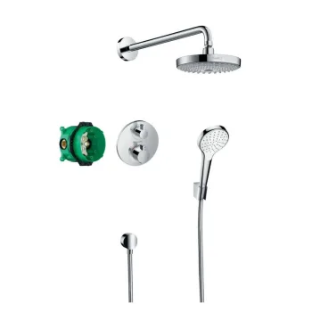 Душевая система Hansgrohe Croma Select S / Ecostat S 8в1, хром (27295000)