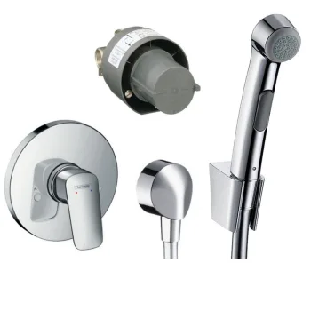 Комплект скрытого монтажа Hansgrohe Logis, хром (20180007) - Фото №1