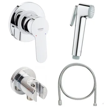 Комплект гигиенического душа Grohe BauEdge, хром (28512001) - Фото №1