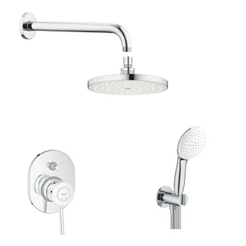 Комплект для душа Grohe, хром (29047000_27541001_28576000_26406003) - Фото №1