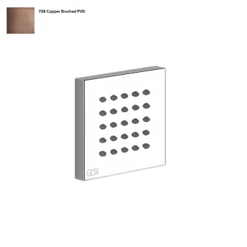 Боковая форсунка Gessi Rettangolo, Copper Bruched… - Фото №1