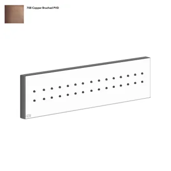 Боковая форсунка Gessi Rettangolo, Copper Bruched… - Фото №1