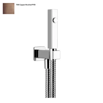 Гидроершик Gessi Rettangolo настенный, Copper Bruched… - Фото №1