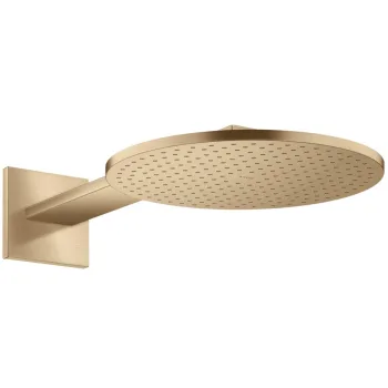 Верхний душ с держателем AXOR ShowerSolutions 300 2jet, brushed bronze (35303140)