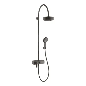 Душевая система AXOR Citterio Showerpipe 180 1jet, матовый черный хром (39620340)