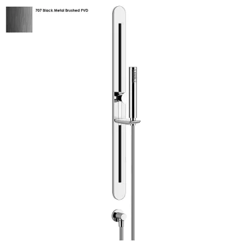 Комплект душу Gessi Cono, Black Metal Bruched PVD (45147707)