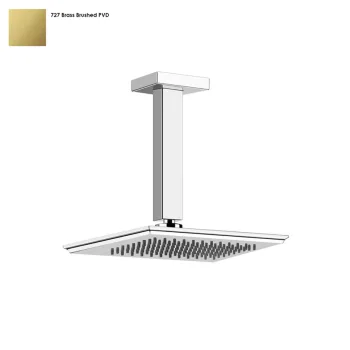 Верхній душ Gessi Eleganza, стельовий, Bruched Brass… - Фото №1