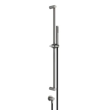 Душевой гарнитур Gessi 316 со штангой, матированная сталь (54045-239)