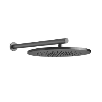 Верхний душ Gessi 316 355 мм настенный, Black Metal… - Фото №1