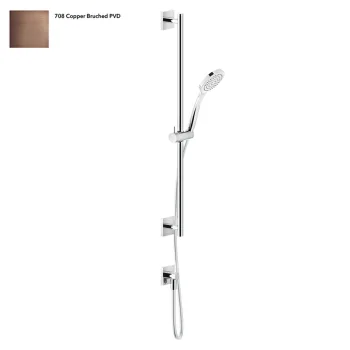Комплект для душа Gessi Rilievo, Copper Bruched PVD… - Фото №1