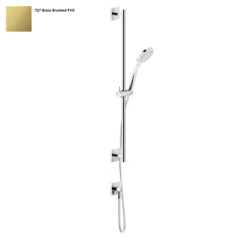 Комплект для душа Gessi Rilievo, Bruched Brass PVD… - Фото №1