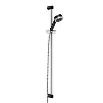 Душовий гарнітур Kludi Zenta 3S, чорний / хром (608408600) - Фото №1