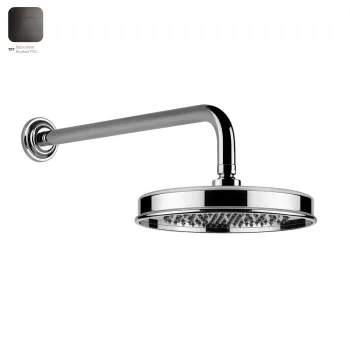 Верхний душ Gessi Venti 20, настенный, 200мм, Black… - Фото №1