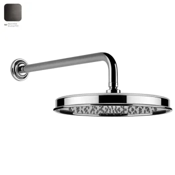 Верхний душ Gessi Venti 20, настенный, 300мм, Black… - Фото №1