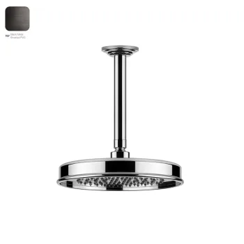Верхний душ Gessi Venti 20, потолочный, 200мм, Black… - Фото №1