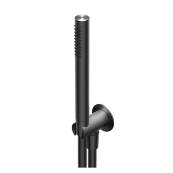Ручний душ Ritmonio зі шлангом 1500mm, Black Stainless… - Фото №1