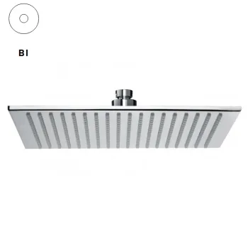 Верхний душ Bongio Wellness 30x30см, белый матовый… - Фото №1