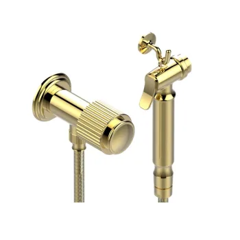 Гигиенический душ THG Jaipur metal, polished gold… - Фото №1
