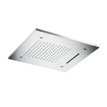 Верхній душ Almar Square Chromotherapy Temotion, 3 режими, вбудований, Mirror Stainless Steel (E044139.MS)