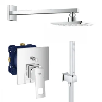 Душевая система скрытого монтажа Grohe Eurocube, хром… - Фото №1