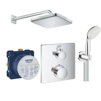 Комплект для душа Grohe Grohtherm Cube с Tempesta… - Фото №1