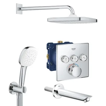Душевая система скрытого монтажа с термостатом Grohe… - Фото №1