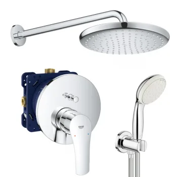 Душова система Grohe Eurosmart New Tempesta 250, хром… - Фото №1