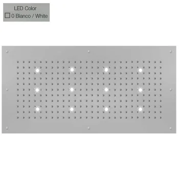Верхний душ BOSSINI DREAM-XL RECTANGULAR, 12LED (белый),… - Фото №1