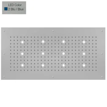 Верхний душ BOSSINI DREAM-XL RECTANGULAR, 12LED (синий),… - Фото №1
