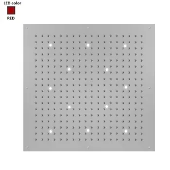 Верхний душ BOSSINI DREAM-XL CUBE, 12LED (красный),… - Фото №1