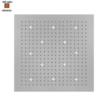Верхній душ BOSSINI DREAM-XL CUBE, 12LED (помаранчевий),… - Фото №1