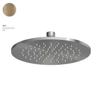Верхній душ Zucchetti Helm 220 мм, Brushed British… - Фото №1