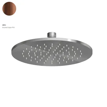 Верхній душ Zucchetti Helm 220 мм, Brushed Cooper… - Фото №1
