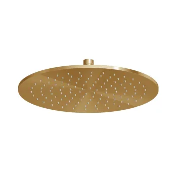 Верхній душ Zucchetti Helm 320 мм, Brushed Gold PVD… - Фото №1
