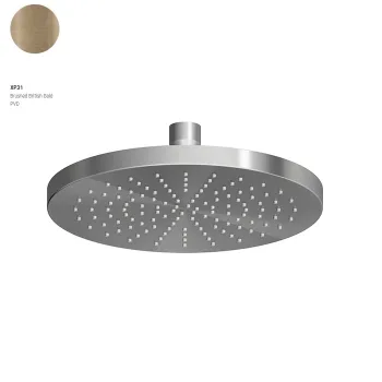 Верхній душ Zucchetti Helm d 200 мм, Brushed British… - Фото №1