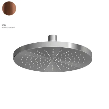 Верхній душ Zucchetti Helm 200 мм, Brushed Cooper… - Фото №1