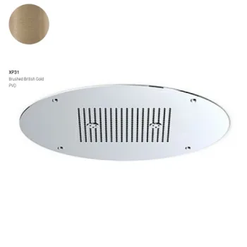 Верхній душ Zucchetti Helm 600 мм, Brushed British… - Фото №1
