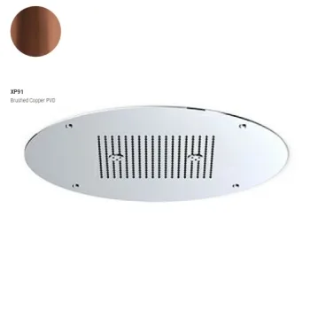 Верхній душ Zucchetti Helm 600 мм, Brushed Cooper… - Фото №1