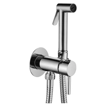 Гігієнічний душ Paffoni Tweet Round, Black Chrome… - Фото №1