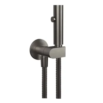 Гігієнічний душ Gessi Origini iз запобіжним клапаном, Black Metal Brushed PVD (45124707)