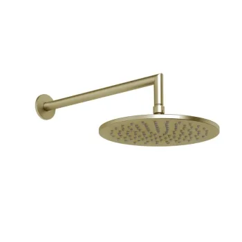Верхній душ Gessi Anello з кронштейном 250мм, Brass… - Фото №1