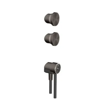 Комплект ручка+ручной душ Gessi Origini, Black Metal… - Фото №1