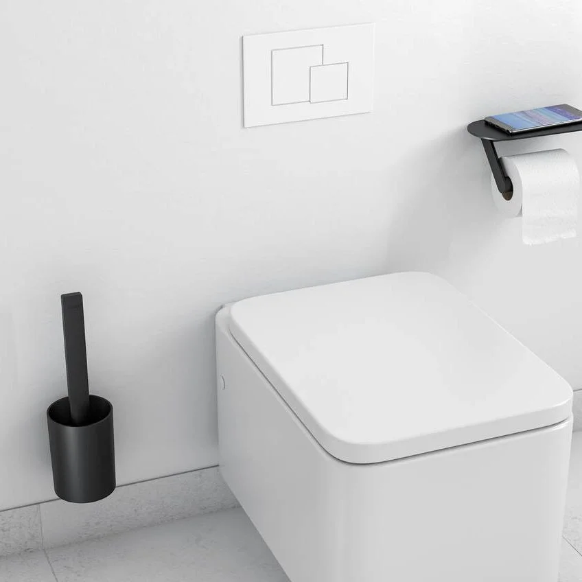 Комплект аксессуаров Hansgrohe WallStoris 2в1, Matt Black (27969670) - Фото 2