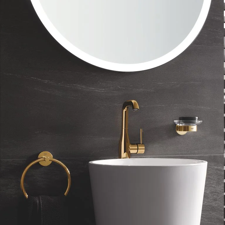 Полотенцедержатель Grohe Essentials, кольцо d18 см, холодный рассвет глянец (40365GL1) - Фото 2