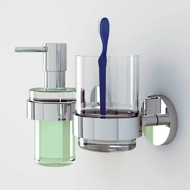 Тримач для склянки і мильниці Grohe Essentials (40369001) - Фото 2