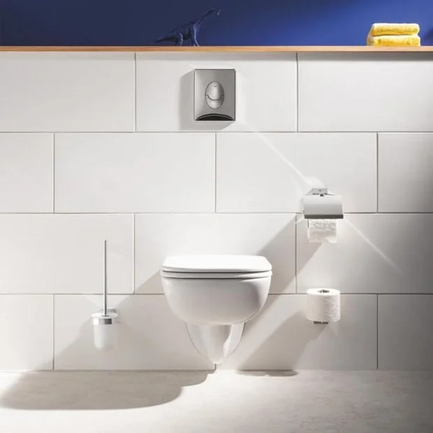 Туалетний йоржик Grohe Essentials у комплекті, суперсталь (40374DC1) - Фото 2