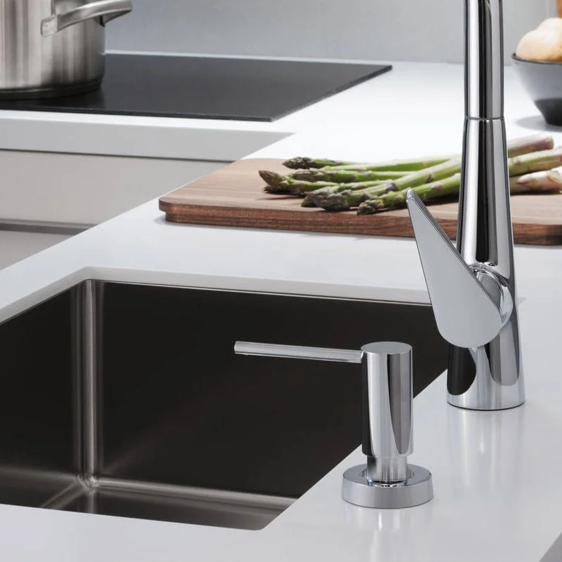 Дозатор кухонный Hansgrohe A51 врезной 500 ml,  хром (40448000) - Фото 2